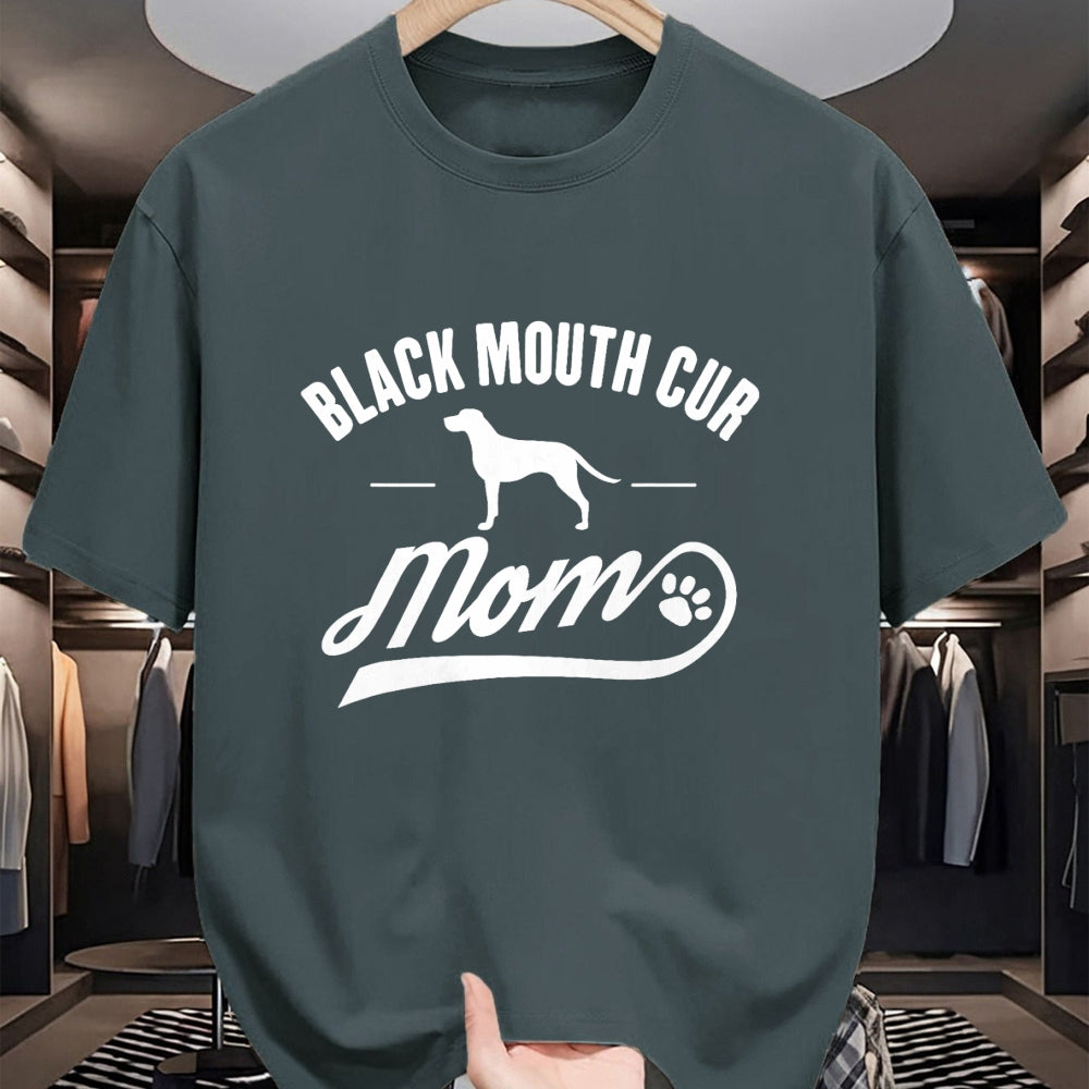 Dog Love Shirt, Dog Lover Gift T-Shirt/Hoodie/Sweatshirt HLT00 - Black Mouth Cur Mom T-Shirt - Dog Owner Lover T-Shirt