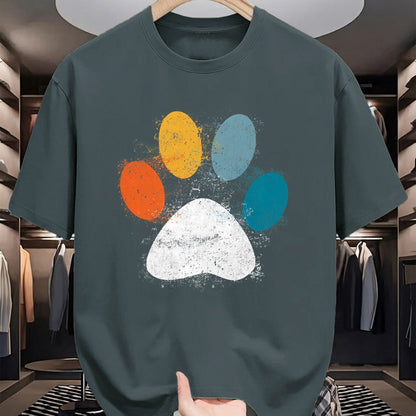 Dog Love Shirt, Dog Lover Gift T-Shirt/Hoodie/Sweatshirt HLT00 - Vintage Dog T-Shirt Puppy Dog Paw Print Dog Love Pet Paw T-Shirt