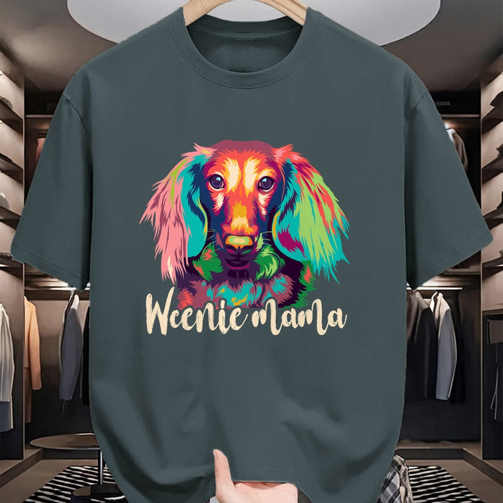 Dog Love Shirt, Dog Lover Gift T-Shirt/Hoodie/Sweatshirt HLT00 - Dachshund-Shirt Women Weenie Mama Mothers Day Weiner Dog Mom T-Shirt