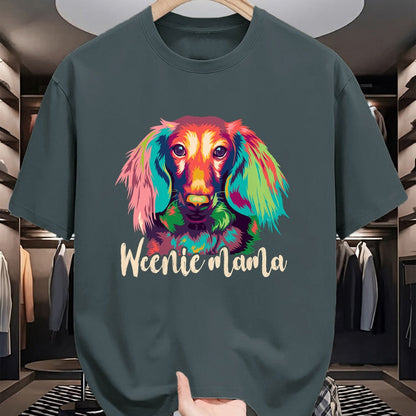 Dog Love Shirt, Dog Lover Gift T-Shirt/Hoodie/Sweatshirt HLT00 - Dachshund-Shirt Women Weenie Mama Mothers Day Weiner Dog Mom T-Shirt