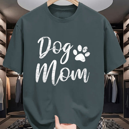 Dog Love Shirt, Dog Lover Gift T-Shirt/Hoodie/Sweatshirt HLT00 - Dog Mom - Vintage  Worn Design - Funny Dog Paw - Classic T-Shirt