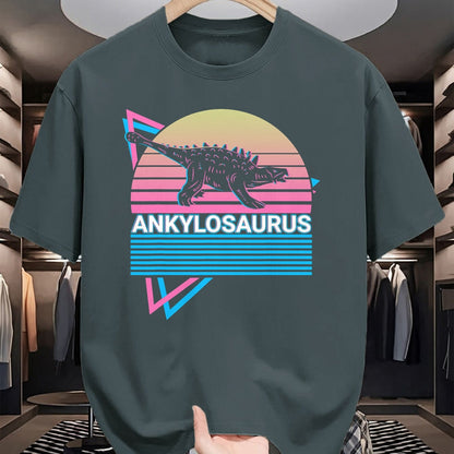 Best Dinosaur Lover Shirt, Funny Dinosaur UnisexT-Shirt/Hoodie/Sweatshirt HLT00 - Ankylosaurus Dinosaur Retro T-Shirt