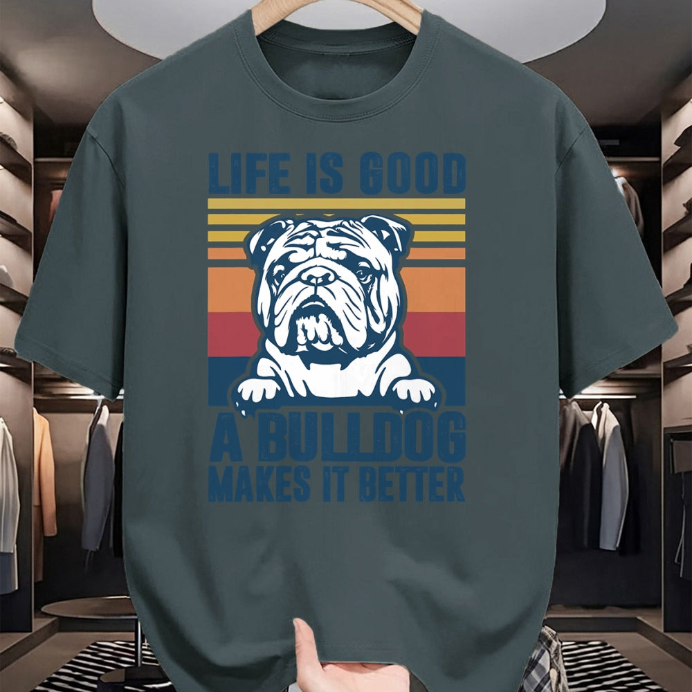 Dog Love Shirt, Dog Lover Gift T-Shirt/Hoodie/Sweatshirt HLT00 - Bulldog Gifts For Women Men Dog Dad Dog Mom English Bulldog T-Shirt