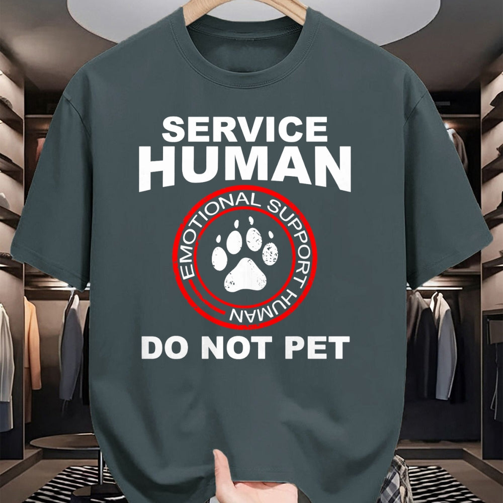 Dog Love Shirt, Dog Lover Gift T-Shirt/Hoodie/Sweatshirt HLT00 - Service Human Tshirt Funny Dog Owner Emotional Support Human