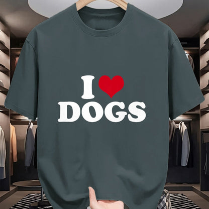Dog Love Shirt, Dog Lover Gift T-Shirt/Hoodie/Sweatshirt HLT00 - I Love Dogs T-Shirt (1)