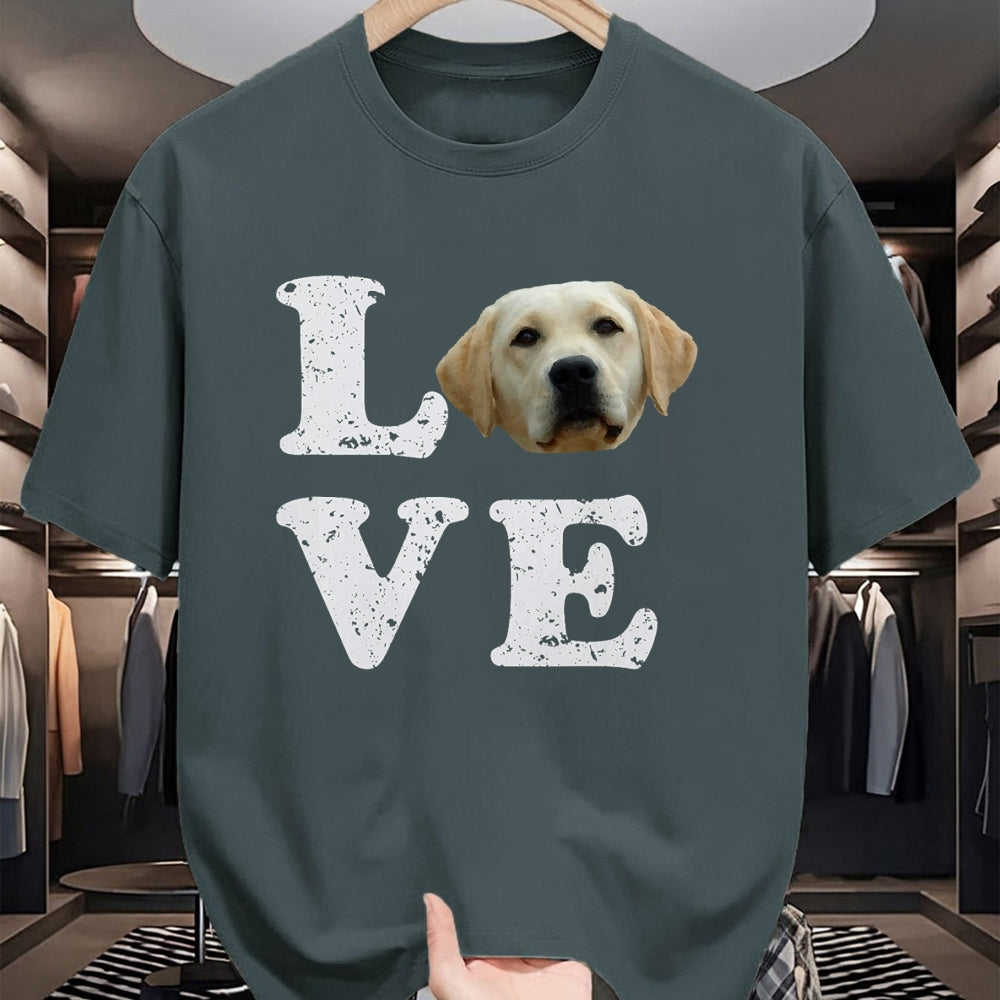 Dog Love Shirt, Dog Lover Gift T-Shirt/Hoodie/Sweatshirt HLT00 - I Love My Yellow Lab T-Shirt  Labrador Retriever Dog Tee T-Shirt