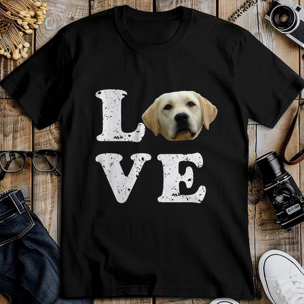 Dog Love Shirt, Dog Lover Gift T-Shirt/Hoodie/Sweatshirt HLT00 - I Love My Yellow Lab T-Shirt  Labrador Retriever Dog Tee T-Shirt