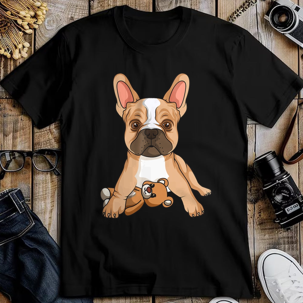 Dog Love Shirt, Dog Lover Gift T-Shirt/Hoodie/Sweatshirt HLT00 - French Bulldog Frenchie Love Cute Dog Mom Funny Girls T-Shirt