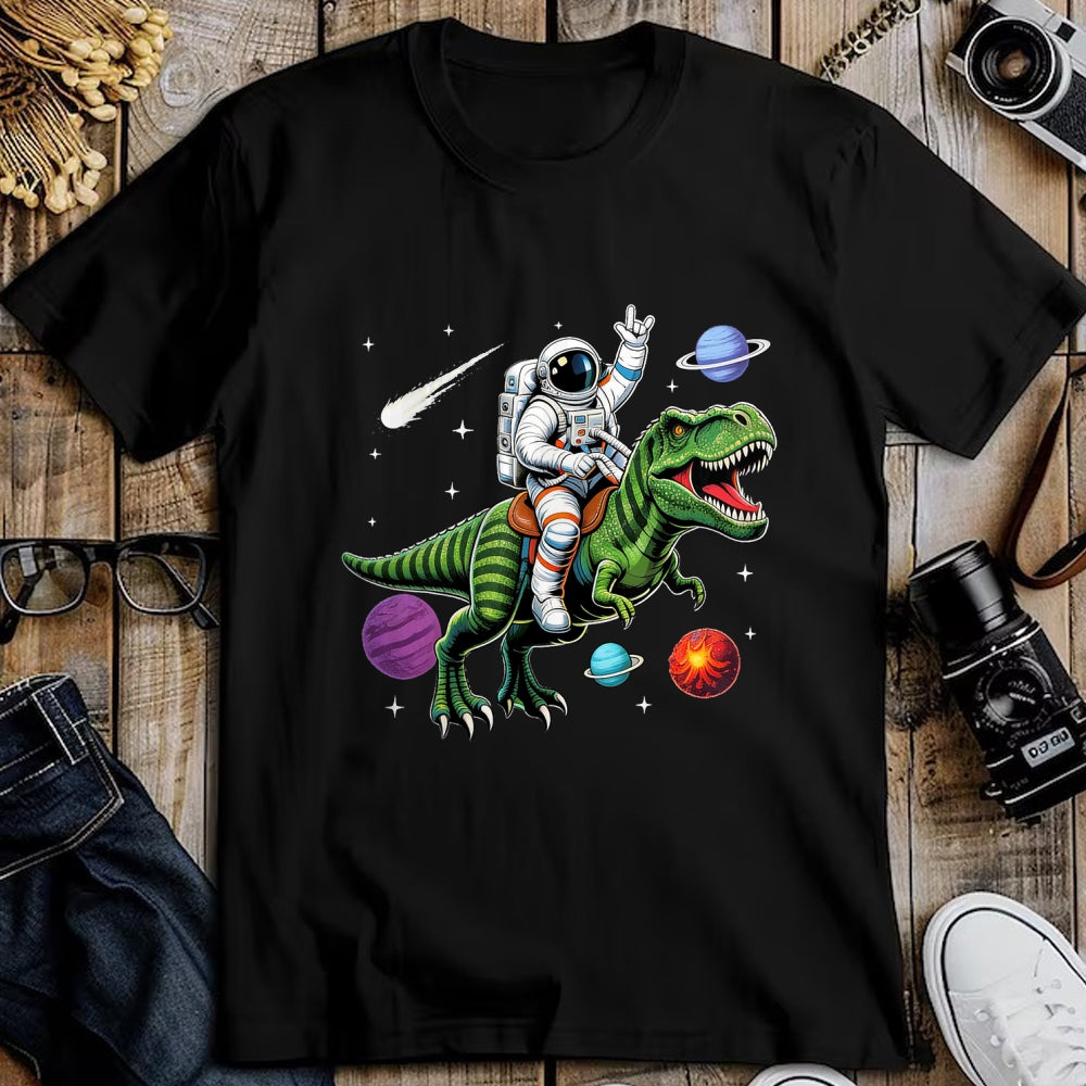 Best Dinosaur Lover Shirt, Funny Dinosaur UnisexT-Shirt/Hoodie/Sweatshirt HLT00 - Astronaut Riding Dinosaur T Rex Space Lovers Boys Kids T-Shirt
