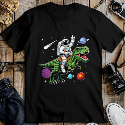 Best Dinosaur Lover Shirt, Funny Dinosaur UnisexT-Shirt/Hoodie/Sweatshirt HLT00 - Astronaut Riding Dinosaur T Rex Space Lovers Boys Kids T-Shirt