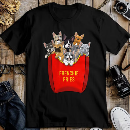 Dog Love Shirt, Dog Lover Gift T-Shirt/Hoodie/Sweatshirt HLT00 - Frenchie Fries Shirt French Bulldog Dog Mom Dog Dad Cute T-Shirt