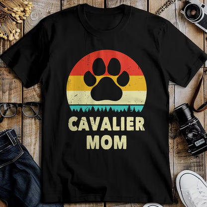 Dog Love Shirt, Dog Lover Gift T-Shirt/Hoodie/Sweatshirt HLT00 - Cavalier King Charles Spaniel Mom Vintage Dog Gift Women T-Shirt