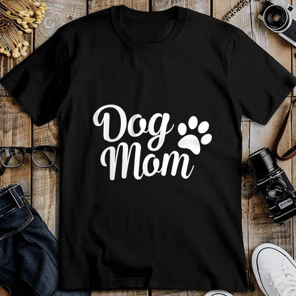 Dog Love Shirt, Dog Lover Gift T-Shirt/Hoodie/Sweatshirt HLT00 - Womens Dog Mom - Paw Print Mothers of Puppies Doggy Mama Wife Mommy V-Neck T-Shirt
