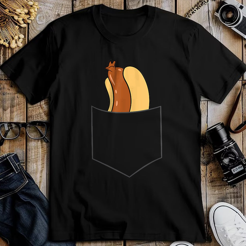 Dog Love Shirt, Dog Lover Gift T-Shirt/Hoodie/Sweatshirt HLT00 - Hotdog In A Pocket Love Hotdog Pocket Hot Dog T-Shirt