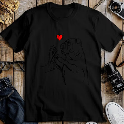 Dog Love Shirt, Dog Lover Gift T-Shirt/Hoodie/Sweatshirt HLT00 - English Bulldog Love Cute Bully Dog Mom Funny Girls Gift T-Shirt