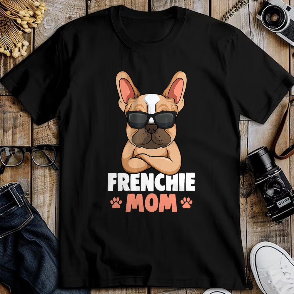 Dog Love Shirt, Dog Lover Gift T-Shirt/Hoodie/Sweatshirt HLT00 - Frenchie Mom French Bulldog Dog Womens T-Shirt