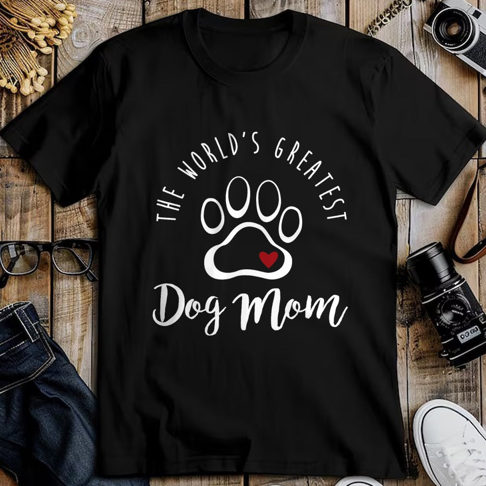 Dog Love Shirt, Dog Lover Gift T-Shirt/Hoodie/Sweatshirt HLT00 - The World_s Greatest Dog Mom T Shirt, I Love My Dog Gift T-Shirt