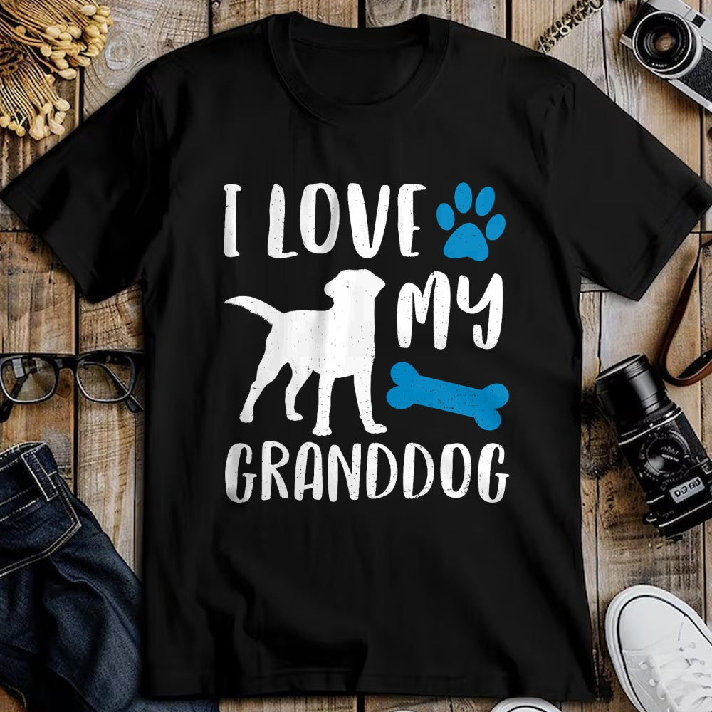 Dog Love Shirt, Dog Lover Gift T-Shirt/Hoodie/Sweatshirt HLT00 - I Love My Granddog Shirt Labrador Retriever Dog Grandma Gift T-Shirt
