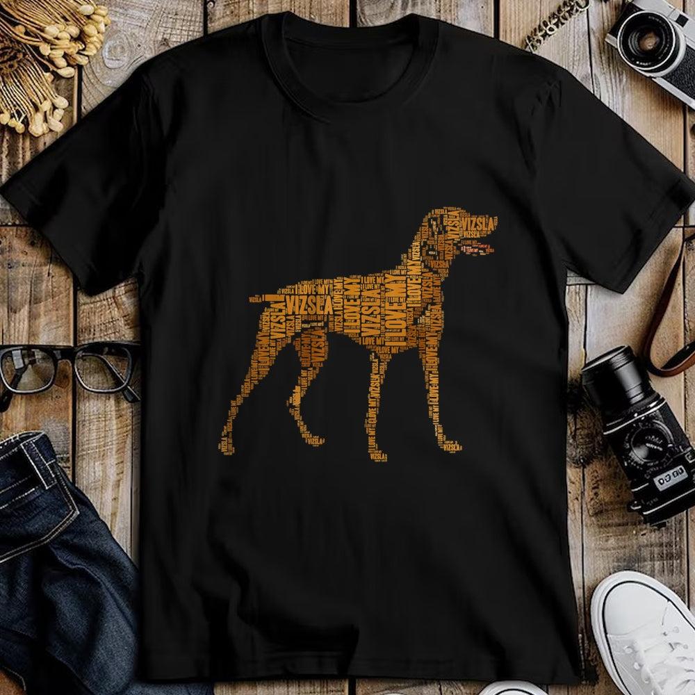 Dog Love Shirt, Dog Lover Gift T-Shirt/Hoodie/Sweatshirt HLT00 - Vizsla Dog Owner I Love My Vizsla Dog T-Shirt