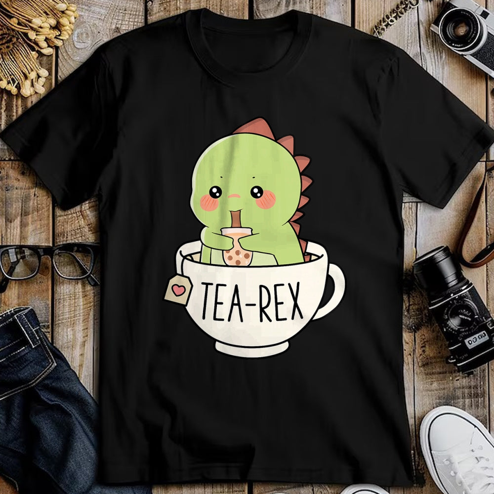 Best Dinosaur Lover Shirt, Funny Dinosaur UnisexT-Shirt/Hoodie/Sweatshirt HLT00 - Boba Tea-Rex Cute T-Rex Dinosaur Lover Kawaii Funny Dino Pun T-Shirt