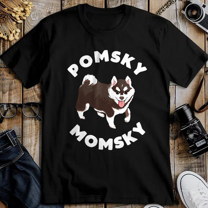 Dog Love Shirt, Dog Lover Gift T-Shirt/Hoodie/Sweatshirt HLT00 - Pomsky Momsky for Dog Pet Mom T-Shirt