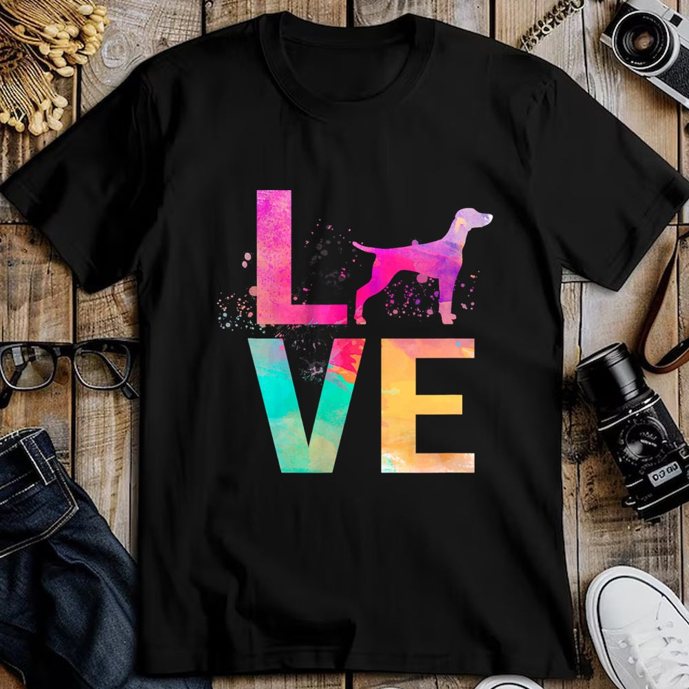 Dog Love Shirt, Dog Lover Gift T-Shirt/Hoodie/Sweatshirt HLT00 - Colorful Vizsla Dog Mom Gifts Vizsla T-Shirt