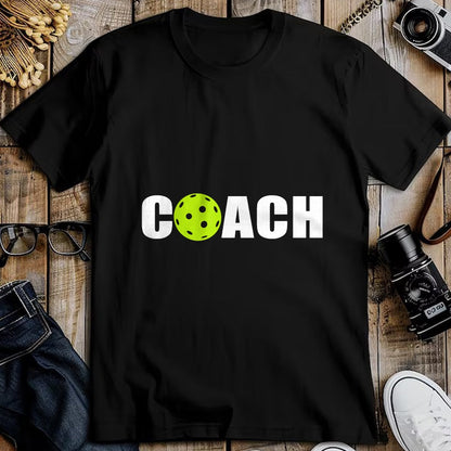 Funny Pickleball Shirt, Pickleball Lover Unisex T-Shirt/Hoodie/Sweatshirt HLT00 - Miftees Pickleball Tees Women_s Black Pickleball Coach T-Shirt