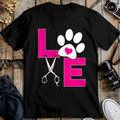 Dog Love Shirt, Dog Lover Gift T-Shirt/Hoodie/Sweatshirt HLT00 - Cute Dog Groomer Funny Dog Grooming Love Christmas T-Shirt
