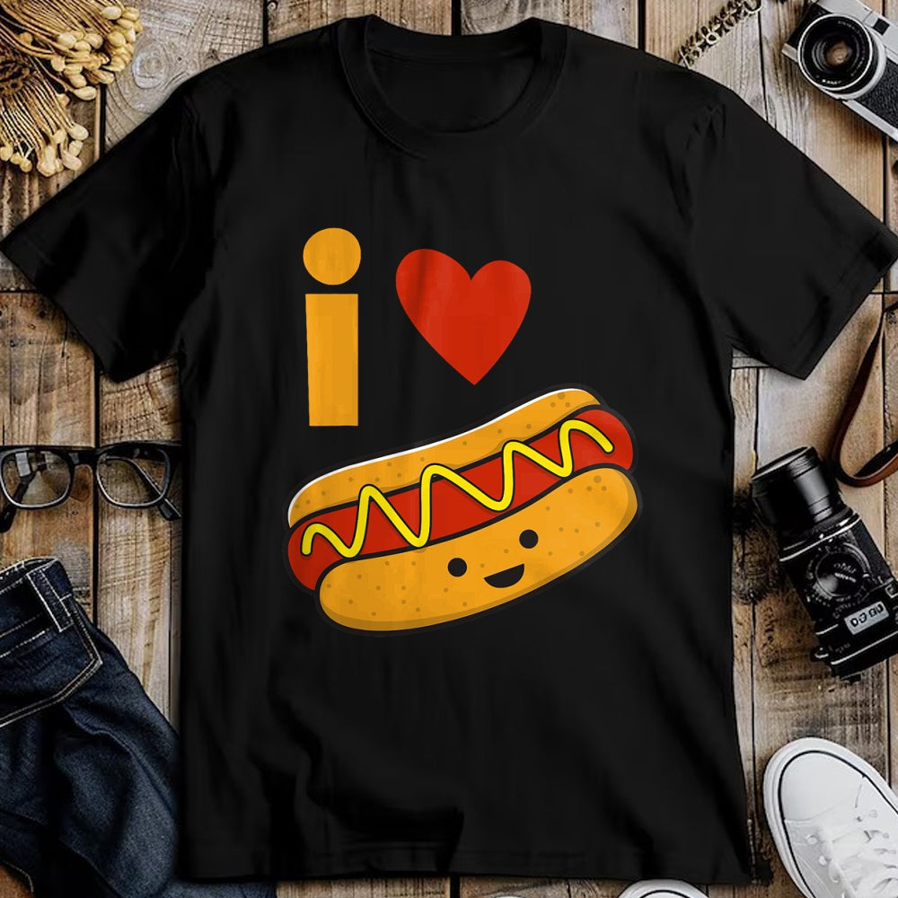 Dog Love Shirt, Dog Lover Gift T-Shirt/Hoodie/Sweatshirt HLT00 - I Love Hot Dog Shirt T-Shirt