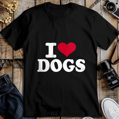 Dog Love Shirt, Dog Lover Gift T-Shirt/Hoodie/Sweatshirt HLT00 - I love dogs T-Shirt