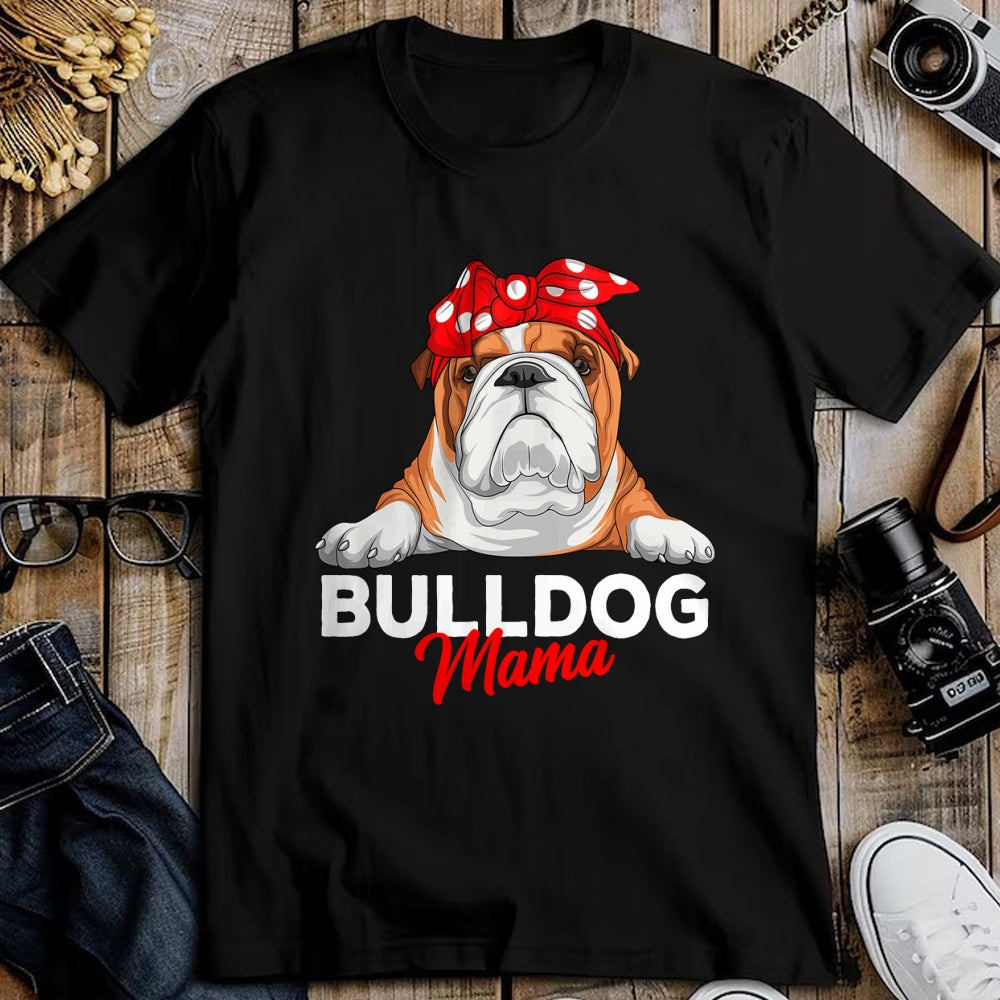 Dog Love Shirt, Dog Lover Gift T-Shirt/Hoodie/Sweatshirt HLT00 - English Bulldog Mama Bully Dog Mom Funny Womens Gift T-Shirt