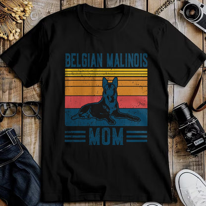 Dog Love Shirt, Dog Lover Gift T-Shirt/Hoodie/Sweatshirt HLT00 - Dog Belgian Malinois Mom - Vintage Belgian Malinois Mom T-Shirt