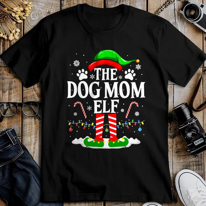Dog Love Shirt, Dog Lover Gift T-Shirt/Hoodie/Sweatshirt HLT00 - The Dog Mom Elf Xmas Funny Dogs lover Christmas Dog Mom T-Shirt