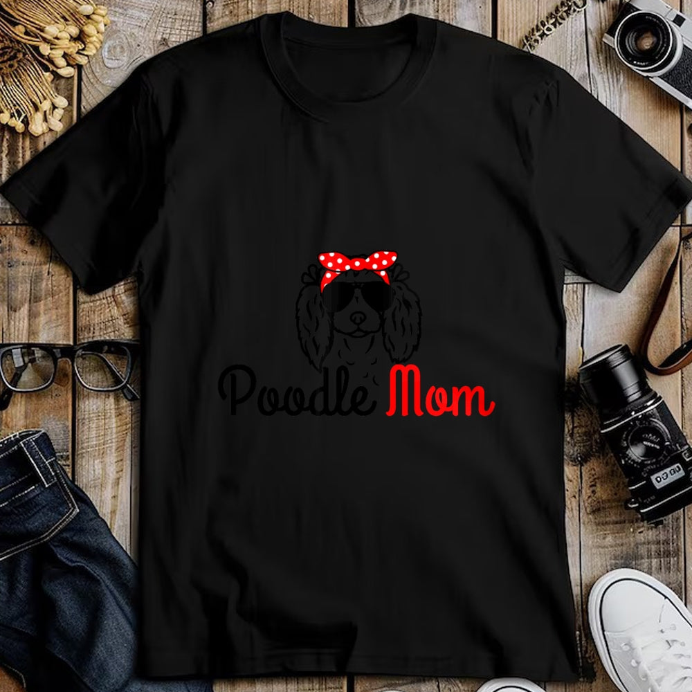 Dog Love Shirt, Dog Lover Gift T-Shirt/Hoodie/Sweatshirt HLT00 - Poodle Mom Vintage Funny Cute Dog Poodle Mom T-Shirt