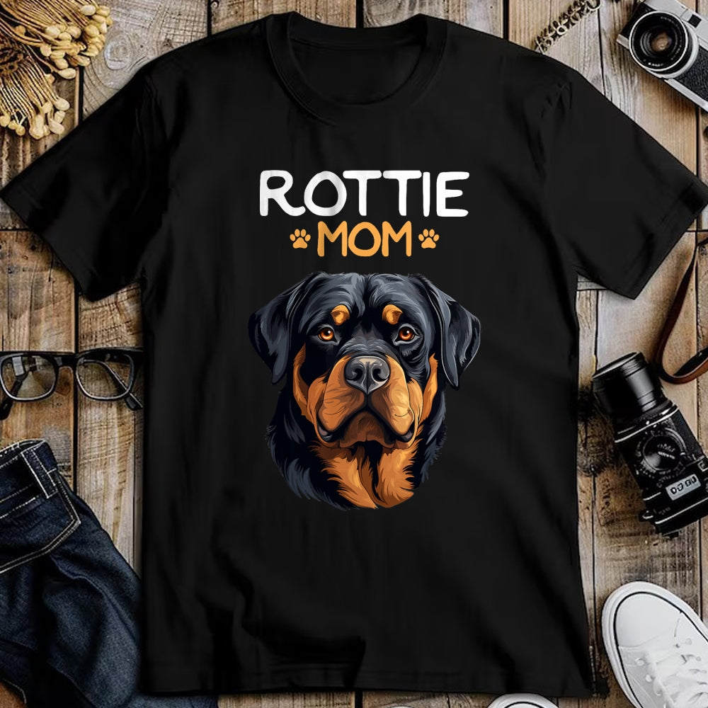 Dog Love Shirt, Dog Lover Gift T-Shirt/Hoodie/Sweatshirt HLT00 - Rottie Mom Rottweiler Dog Mama T-Shirt