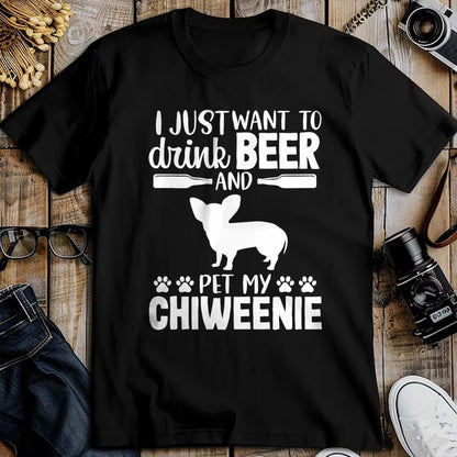 Dog Love Shirt, Dog Lover Gift T-Shirt/Hoodie/Sweatshirt HLT00 - Beer Funny Dog Owner Lover Chiweenie Dog Mom Dad Gift T-Shirt