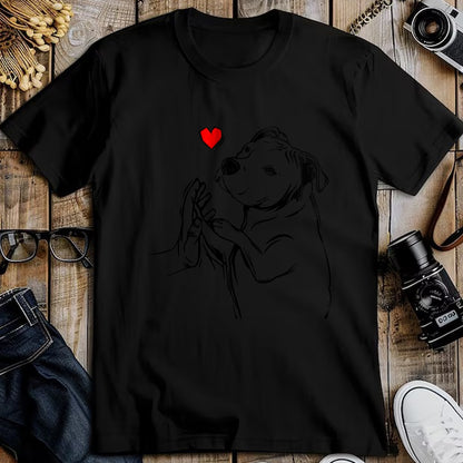 Dog Love Shirt, Dog Lover Gift T-Shirt/Hoodie/Sweatshirt HLT00 -Pitbull Love Cute Pittie Dog Mom Funny Girls T-Shirt