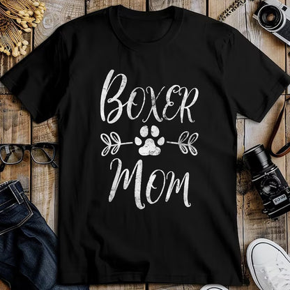 Dog Love Shirt, Dog Lover Gift T-Shirt/Hoodie/Sweatshirt HLT00 - Boxer Mom Shirt Boxer Dog Lover Owner Funny Boxer Dog Mom T-Shirt