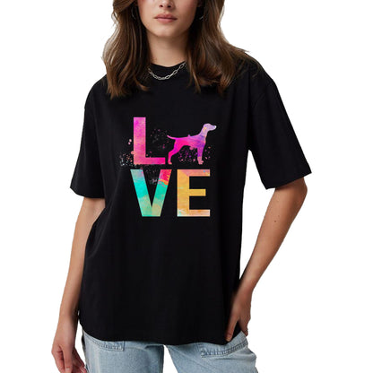 Dog Love Shirt, Dog Lover Gift T-Shirt/Hoodie/Sweatshirt HLT00 - Colorful Vizsla Dog Mom Gifts Vizsla T-Shirt
