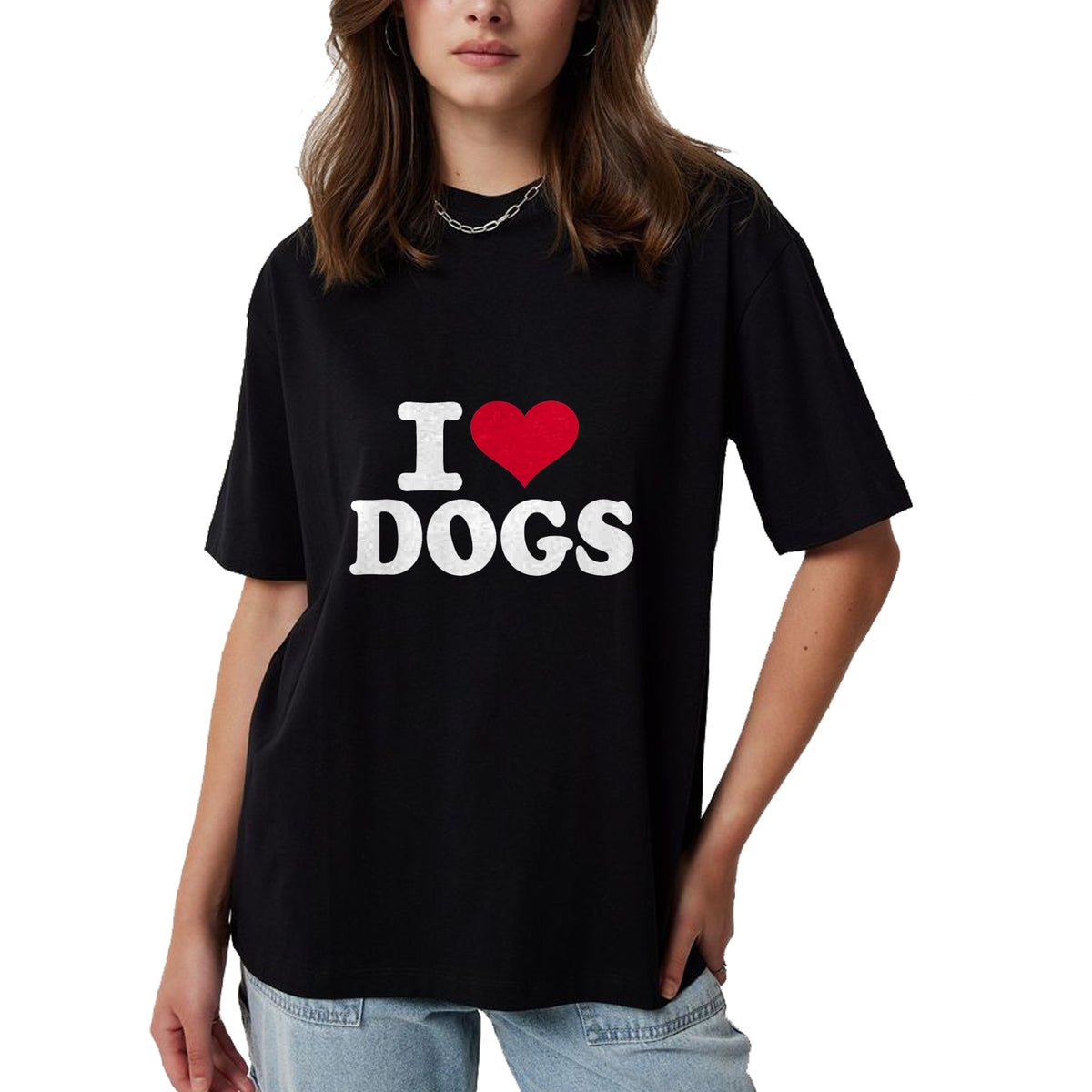 Dog Love Shirt, Dog Lover Gift T-Shirt/Hoodie/Sweatshirt HLT00 - I love dogs T-Shirt