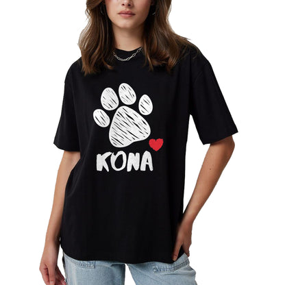 Dog Love Shirt, Dog Lover Gift T-Shirt/Hoodie/Sweatshirt HLT00 - Kona My Dog Kona I love My Dog Kona Puppy Love Dog Lover T-Shirt