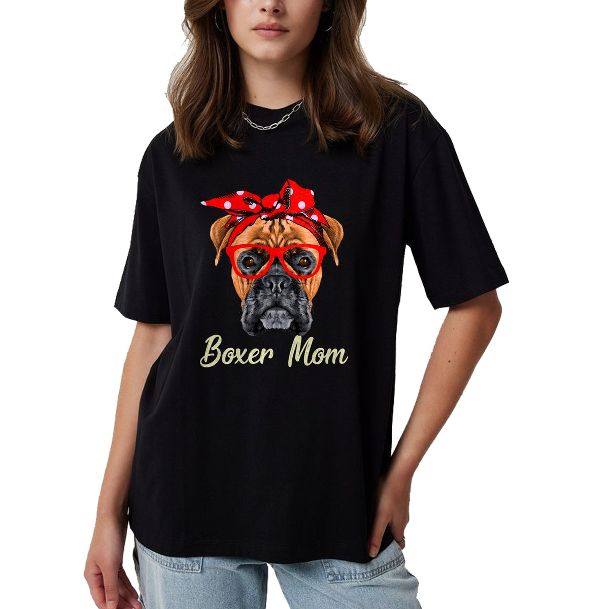Dog Love Shirt, Dog Lover Gift T-Shirt/Hoodie/Sweatshirt HLT00 - Boxer Mom Dogs Mothers Day Dog Lovers Gifts For Women T-Shirt