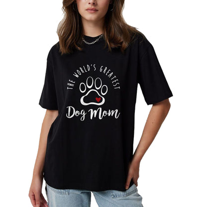 Dog Love Shirt, Dog Lover Gift T-Shirt/Hoodie/Sweatshirt HLT00 - The World_s Greatest Dog Mom T Shirt, I Love My Dog Gift T-Shirt