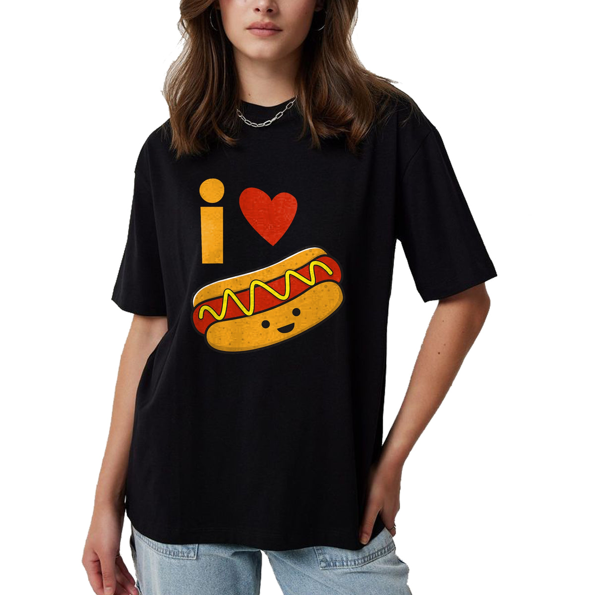 Dog Love Shirt, Dog Lover Gift T-Shirt/Hoodie/Sweatshirt HLT00 - I Love Hot Dog Shirt T-Shirt