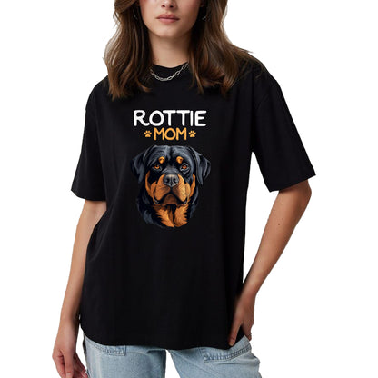 Dog Love Shirt, Dog Lover Gift T-Shirt/Hoodie/Sweatshirt HLT00 - Rottie Mom Rottweiler Dog Mama T-Shirt