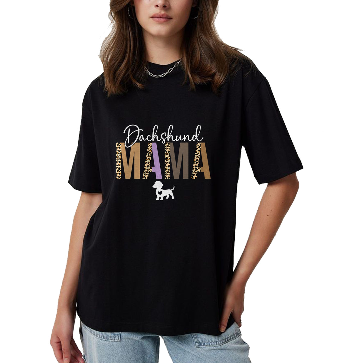 Dog Love Shirt, Dog Lover Gift T-Shirt/Hoodie/Sweatshirt HLT00 - Dachshund mom gifts for women dachshund mama dog mom pet T-Shirt