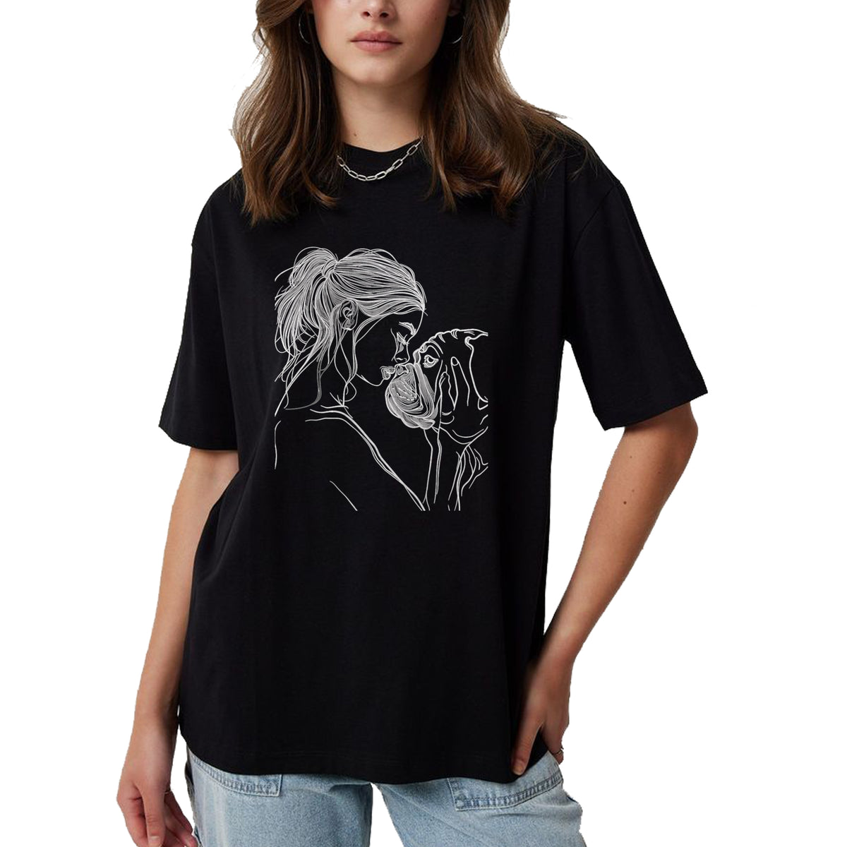 Dog Love Shirt, Dog Lover Gift T-Shirt/Hoodie/Sweatshirt HLT00 - English Bulldog Mom Dog Art Mother_s Day T-Shirt