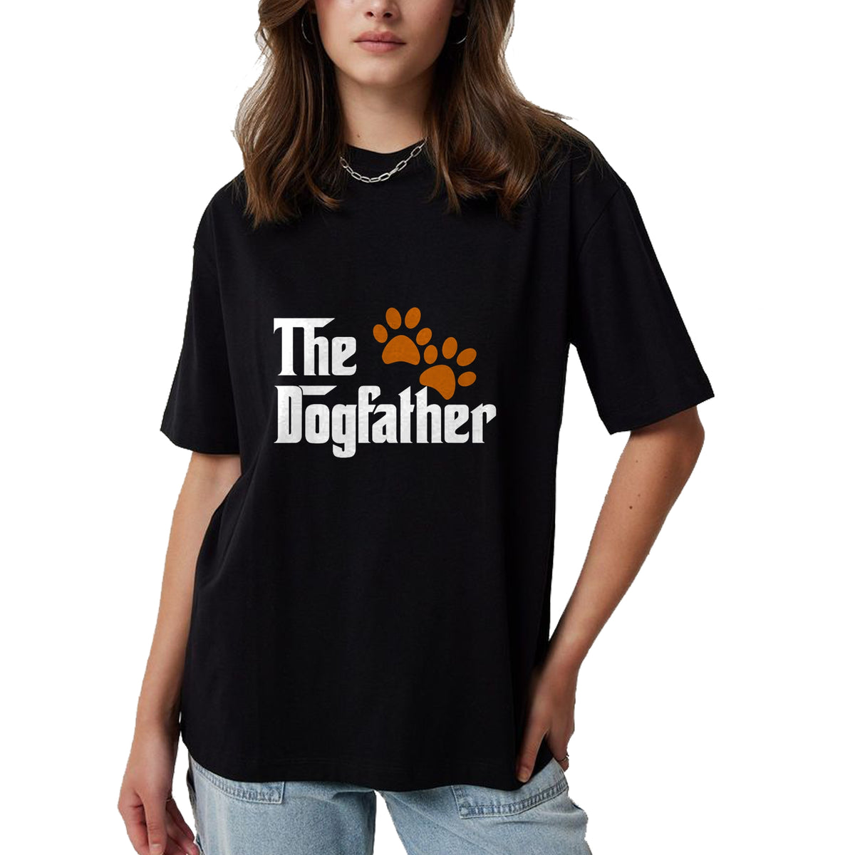 Dog Love Shirt, Dog Lover Gift T-Shirt/Hoodie/Sweatshirt HLT00 - Cool Dog Dad Dog Father Shirt The DogFather T-Shirt T-Shirt