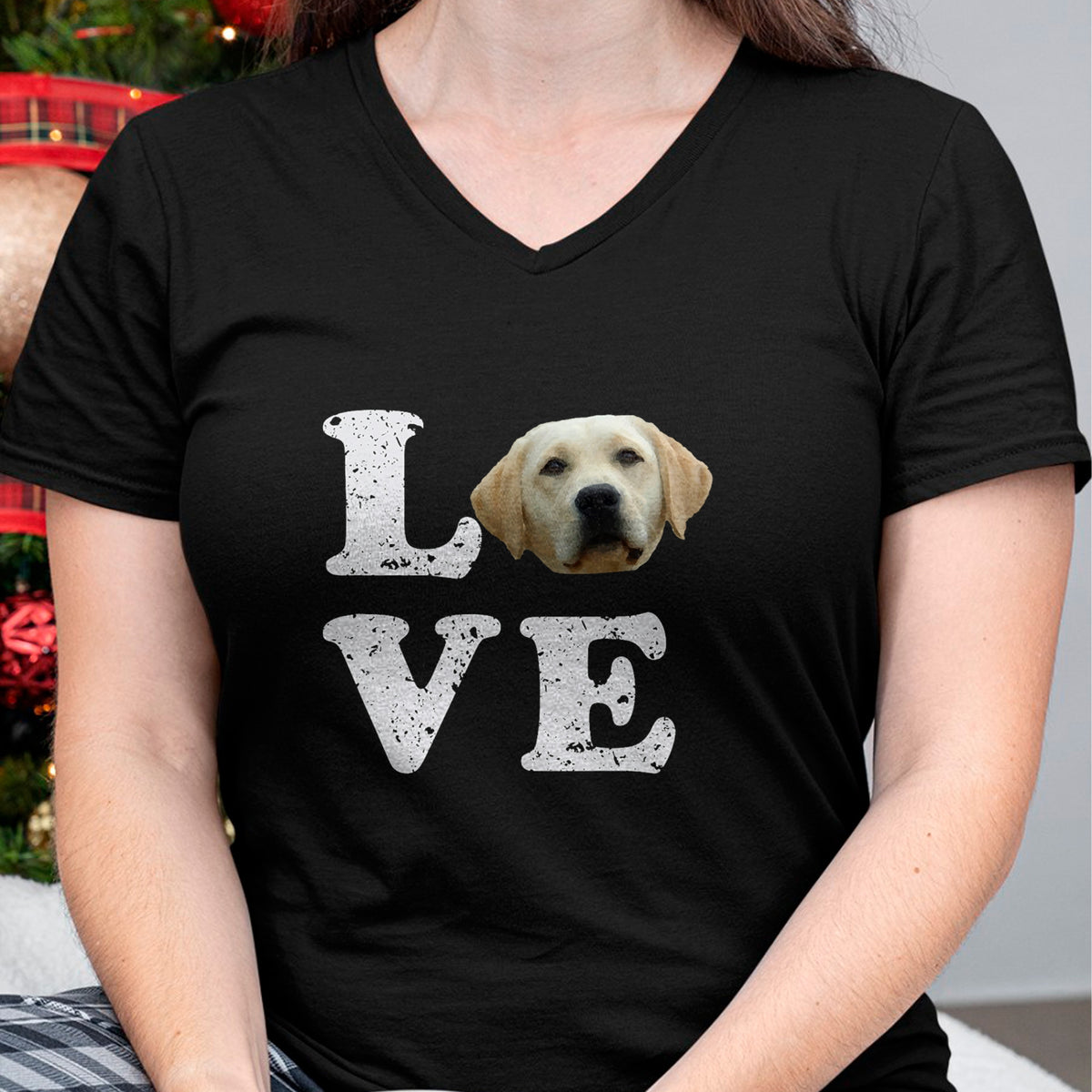 Dog Love Shirt, Dog Lover Gift T-Shirt/Hoodie/Sweatshirt HLT00 - I Love My Yellow Lab T-Shirt  Labrador Retriever Dog Tee T-Shirt