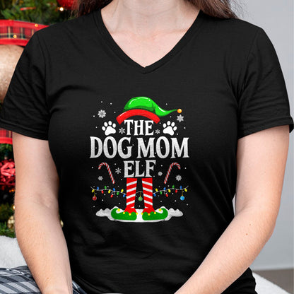 Dog Love Shirt, Dog Lover Gift T-Shirt/Hoodie/Sweatshirt HLT00 - The Dog Mom Elf Xmas Funny Dogs lover Christmas Dog Mom T-Shirt
